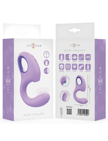 INTENSE - BAXTER VIBRATOR & STIMULATOR VIOLET