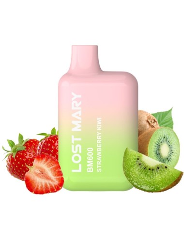 LOST MARY - BM600 NICOTINE VAPER 2% DISPOSABLE STRAWBERRY KIWI
