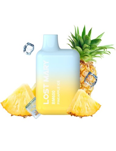LOST MARY - BM600 NICOTINE VAPER 2% DISPOSABLE PINEAPPLE ICE