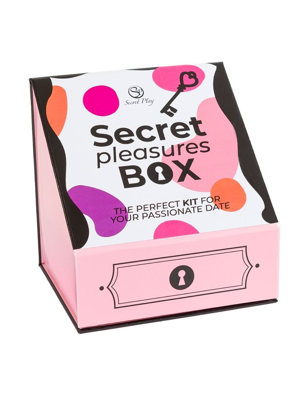 SECRET PLAY - PLEASURES BOX FOR COUPLES: DICE + VIBRATING BULLET + FEATHER PEN