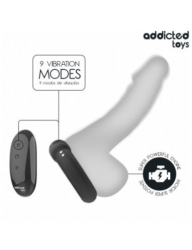 ADDICTED TOYS - HEATING EFFECT VIBRATING COCK RING REMOTE CONTROL