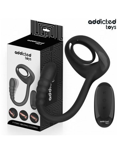 ADDICTED TOYS - P-SPOT VIBRATING COCK RING REMOTE CONTROL