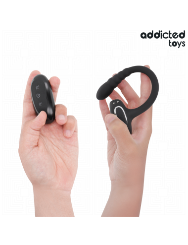 ADDICTED TOYS - P-SPOT VIBRATING COCK RING REMOTE CONTROL