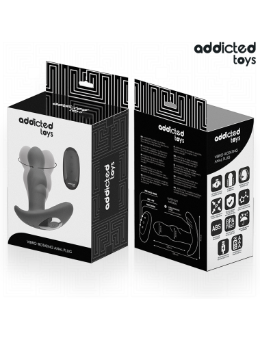 ADDICTED TOYS - ROTATING VIBRATING ANAL PLUG REMOTE CONTROL