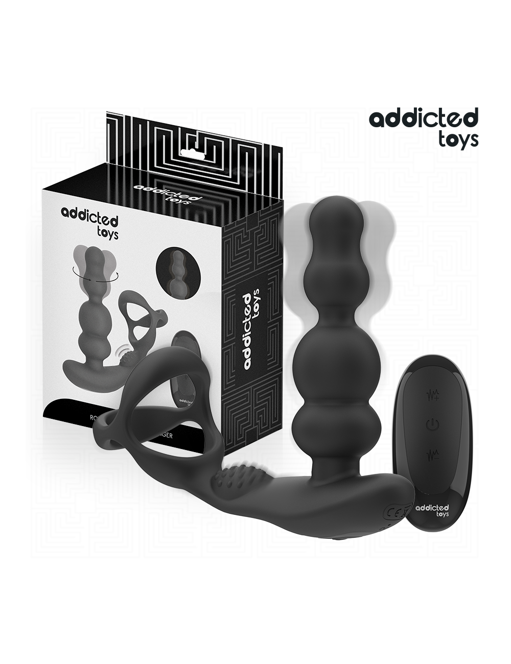ADDICTED TOYS - ROTATING PROSTATE MASSAGER REMOTE CONTROL