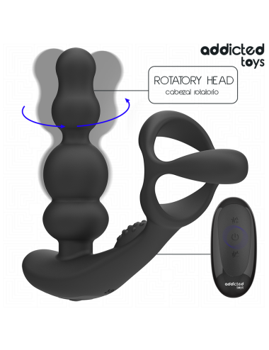 ADDICTED TOYS - ROTATING PROSTATE MASSAGER REMOTE CONTROL