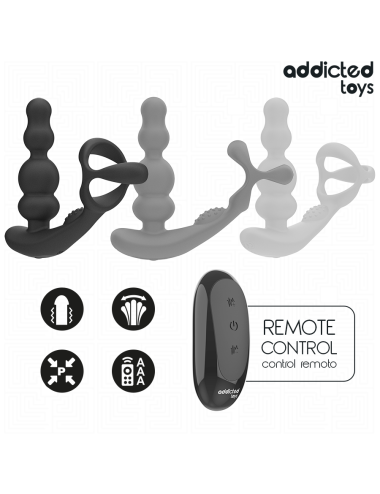 ADDICTED TOYS - ROTATING PROSTATE MASSAGER REMOTE CONTROL
