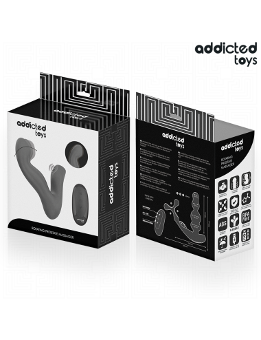ADDICTED TOYS - OSCILLATING PROSTATE MASSAGER WITH PULSATION MODE REMOTE CONTROL