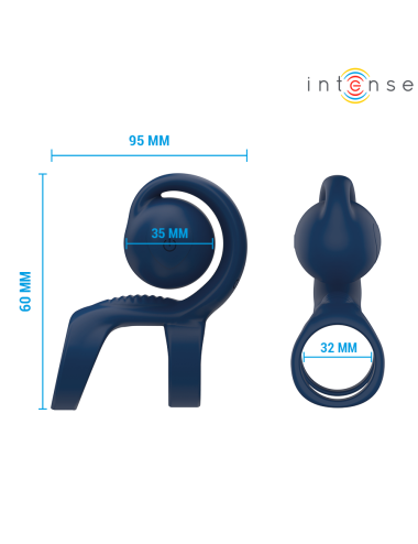 INTENSE - TYSON COCK RING WITH VIBRATING BALL Ø 3.2 CM