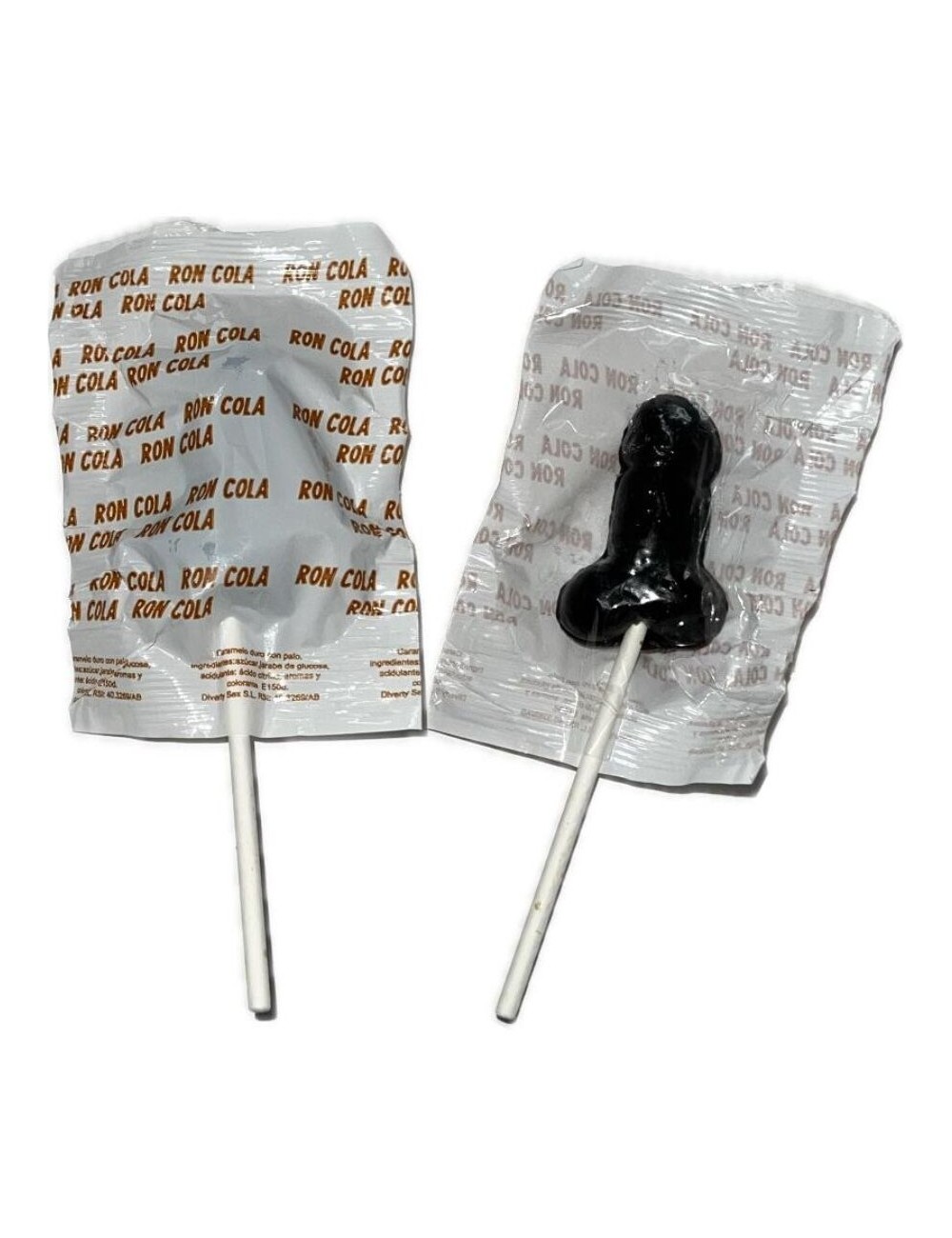 DIABLO GOLOSO - 1 PENIS LOLLIPOP RON COLA FLAVOR 10% ALCOHOL