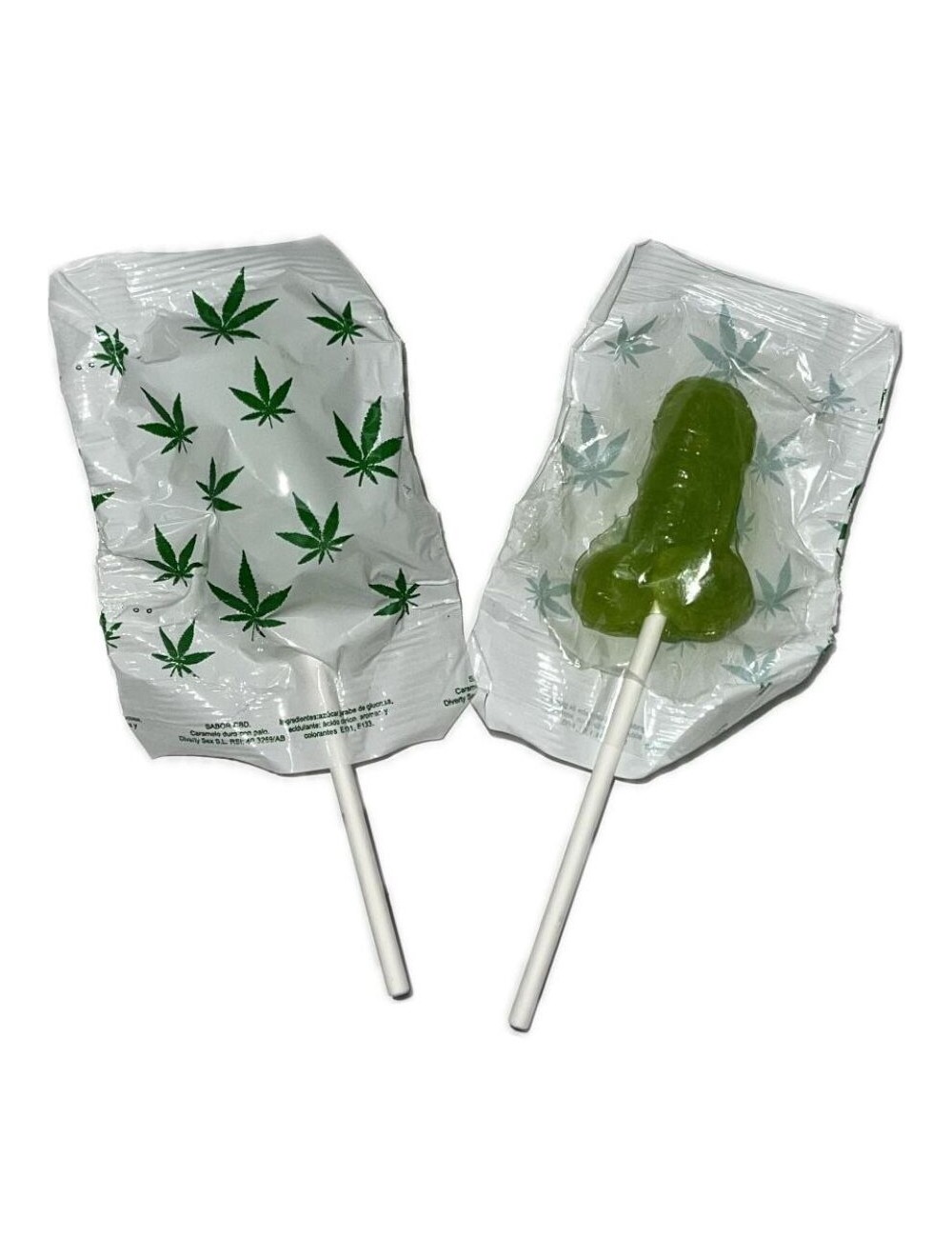 DIABLO GOLOSO - 1 PENIS LOLLIPOP CANNABIS AROMA