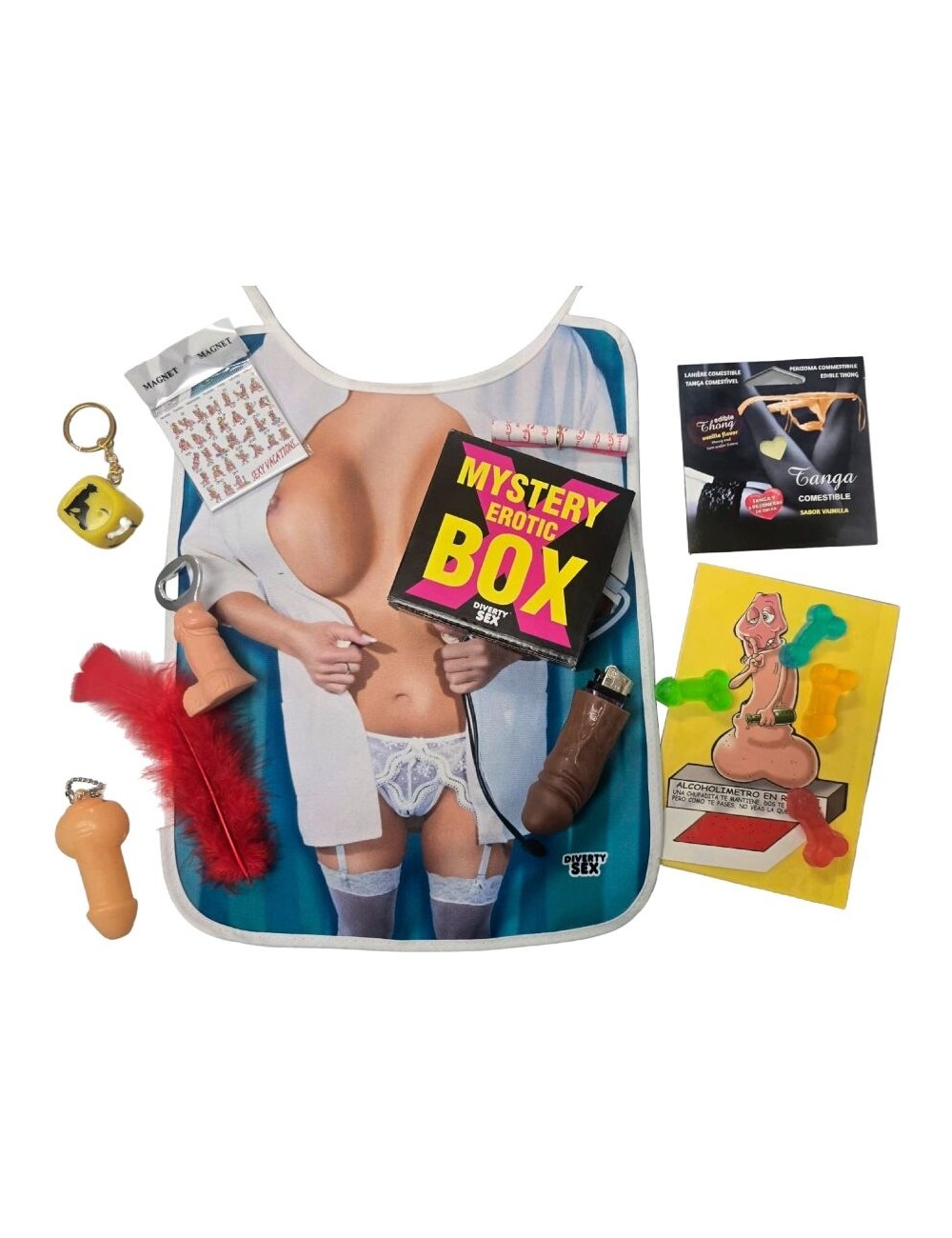 DIABLO PICANTE - MYSTERY EROTIC BOX FOR HER 10 X 10