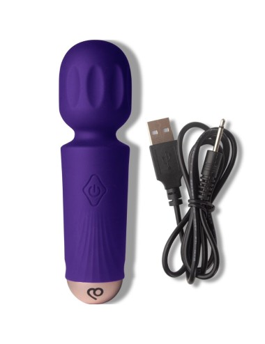 ROCKS-OFF - MINI RECHARGEABLE WAND 16 FUNCTIONS VIOLET DREAM