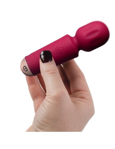 ROCKS-OFF - MINI RECHARGEABLE WAND 16 FUNCTIONS AZALEA RED