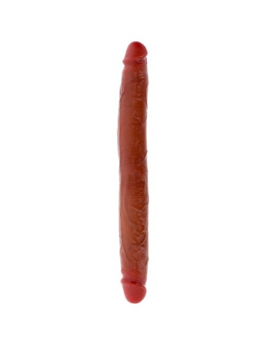 GET REAL - DOUBLE-ENDED SILICONE DILDO CARAMEL 35 CM