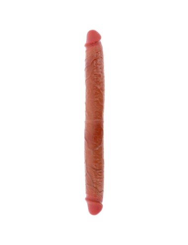 GET REAL - DOUBLE-ENDED SILICONE DILDO CARAMEL 46 CM
