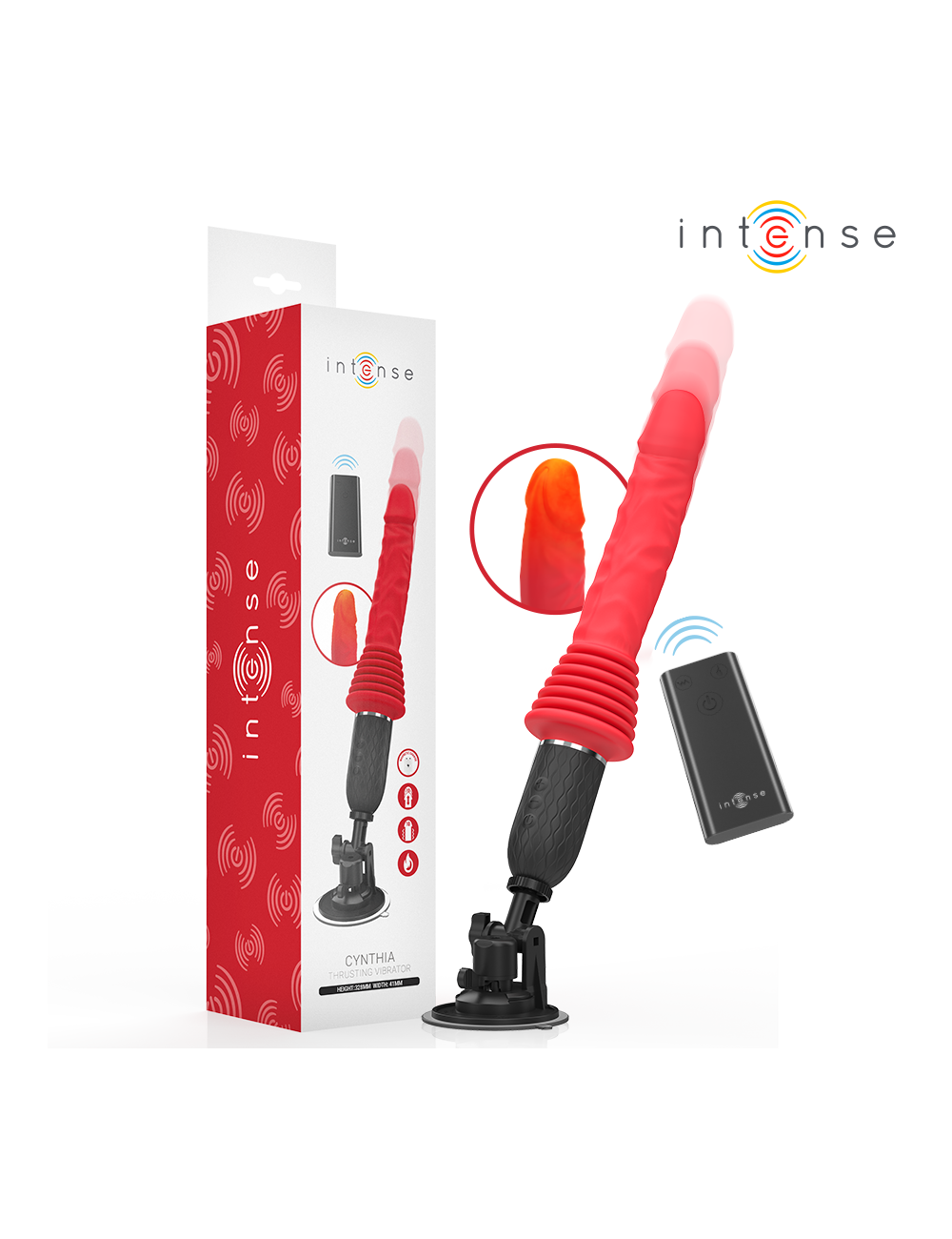 INTENSE - CYNTHIA THRUSTING VIBRATOR REMOTE CONTROL