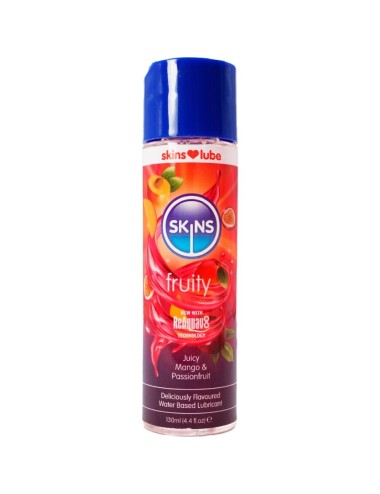 SKINS - FRUITY WATER-BASED LUBRICANT MANGO & PASSION FRUIT 130 ML