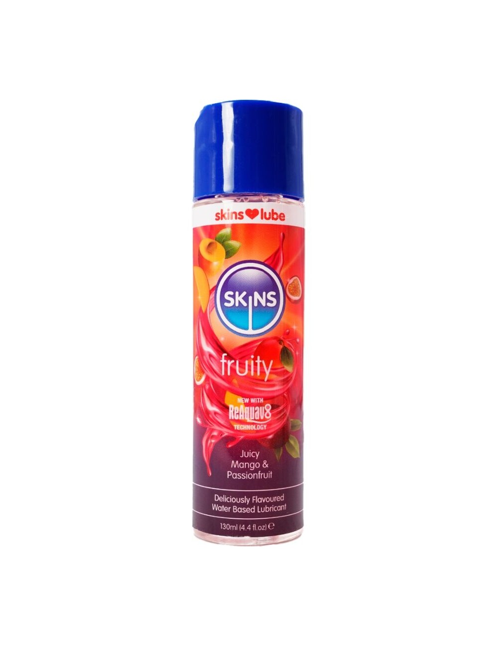 SKINS - FRUITY WATER-BASED LUBRICANT MANGO & PASSION FRUIT 130 ML
