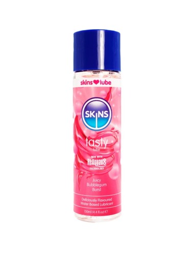 SKINS - TASTY WATER-BASED LUBRICANT BUBBLEGUM 130 ML