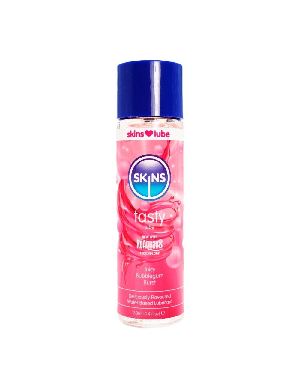 SKINS - TASTY WATER-BASED LUBRICANT BUBBLEGUM 130 ML