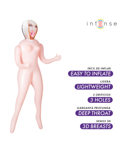 INTENSE DOLLS - IRINA INFLATABLE DOLL WITH THREE ORIFICES