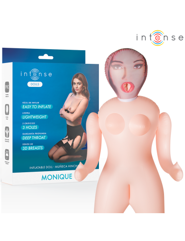 INTENSE DOLLS - MONIQUE INFLATABLE DOLL WITH THREE ORIFICES