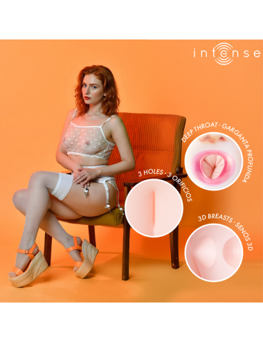 INTENSE DOLLS - SCARLETT INFLATABLE DOLL WITH THREE ORIFICES