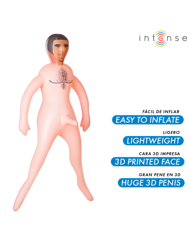 INTENSE DOLLS - ANTHONY INFLATABLE DOLL WITH 3D PENIS