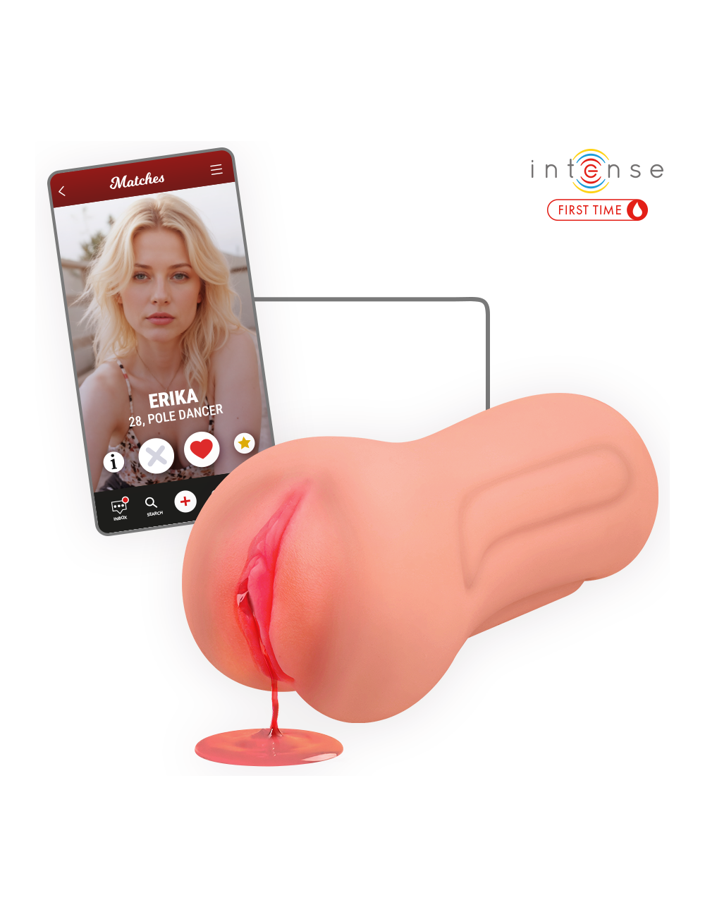 INTENSE FIRST TIME - ERIKA VIRGIN MASTURBATOR WITH BLEEDING