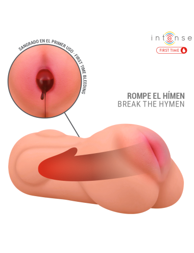 INTENSE FIRST TIME - SOPHIE VIRGIN MASTURBATOR WITH BLEEDING