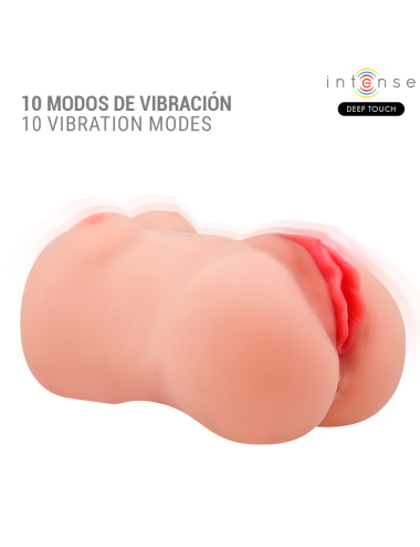 INTENSE DEEP TOUCH - CATHERINE VIBRATOR & SUCTION MASTURBATOR WITH VOICE