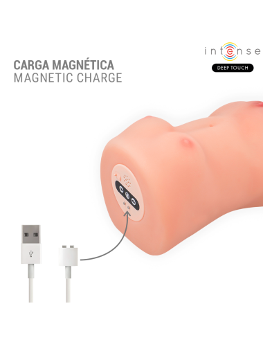 INTENSE DEEP TOUCH - CATHERINE VIBRATOR & SUCTION MASTURBATOR WITH VOICE