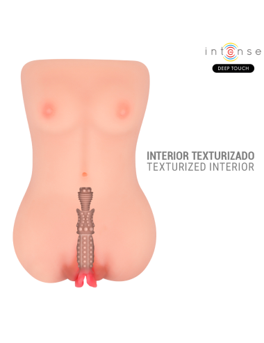 INTENSE DEEP TOUCH - CATHERINE VIBRATOR & SUCTION MASTURBATOR WITH VOICE