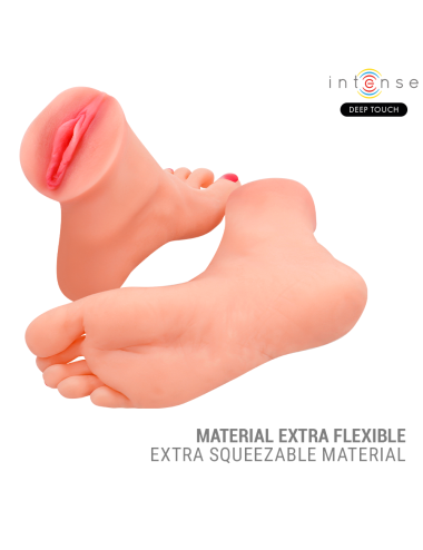 INTENSE DEEP TOUCH - GABBIE TWO-PIECE FOOT-SHAPED MASTUBADOR