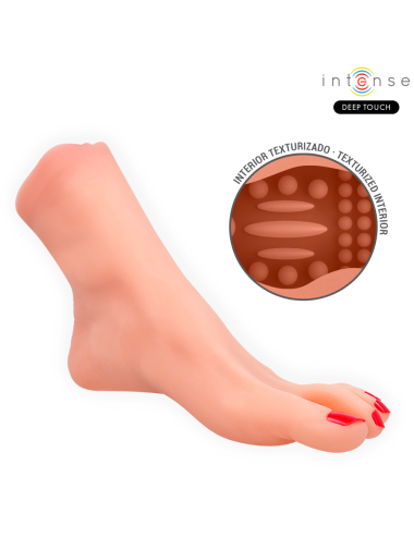 INTENSE DEEP TOUCH - GABBIE TWO-PIECE FOOT-SHAPED MASTUBADOR