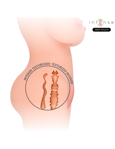 INTENSE DEEP TOUCH - JESSE TORSO DOUBLE VAGINA & ANO MASTURBATOR