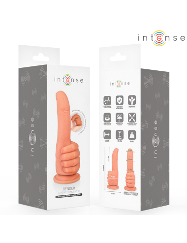 INTENSE - BENDER G-SPOT STIMULATOR FLEXIBLE HAND 11.3 CM