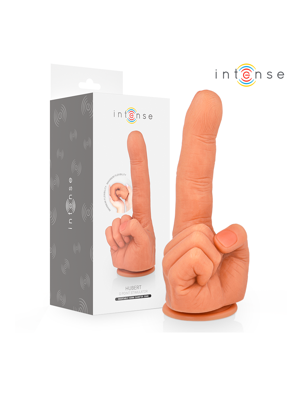 INTENSE - HUBERT G-SPOT STIMULATOR FLEXIBLE HAND 14.2 CM