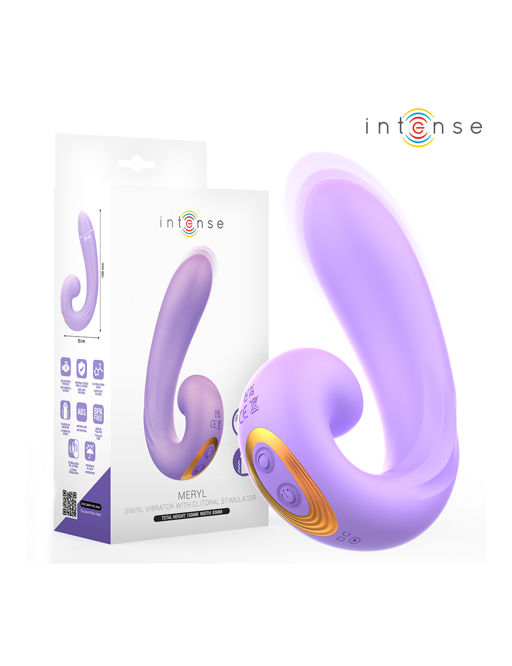 INTENSE - MERYL DOUBLE VIBRATION CLITORIS STIMULATOR