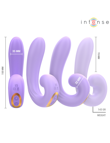 INTENSE - MERYL DOUBLE VIBRATION CLITORIS STIMULATOR