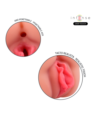 INTENSE DEEP TOUCH - RILEY DOUBLE MOUTH & VAGINA MASTURBATOR
