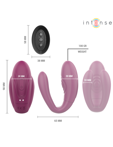 INTENSE - SANDRA TAPPING AND VIBRATION CLAMP STIMULATOR REMOTE CONTROL