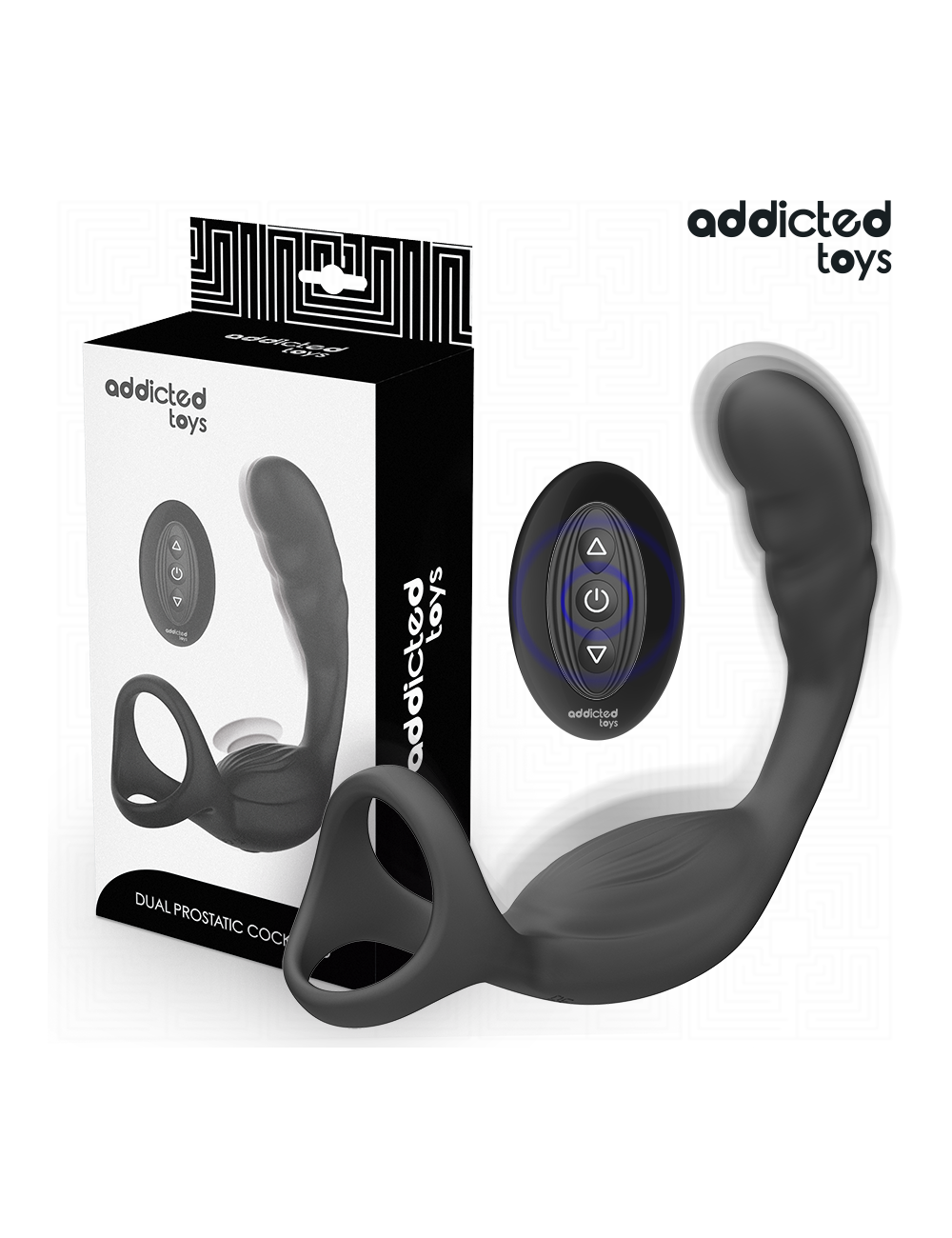 ADDICTED TOYS - DUAL PROSTATIC COCK RING REMOTE CONTROL