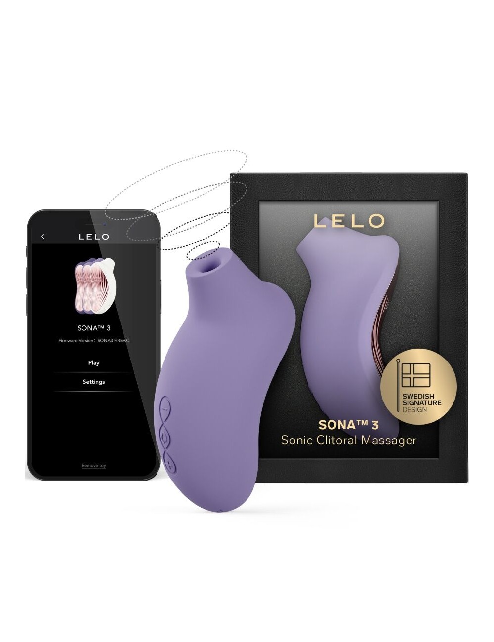 LELO - SONA 3 SONIC CLITORAL MASSAGER VIOLET DUSK