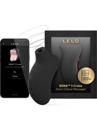 LELO - SONA 3 CRUISE SONIC CLITORAL MASSAGER BLACK