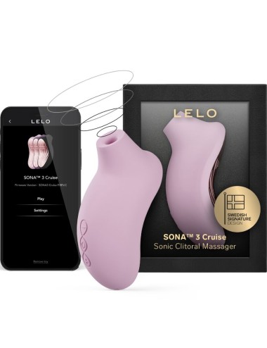 LELO - SONA 3 CRUISE SONIC CLITORAL MASSAGER SOFT PINK