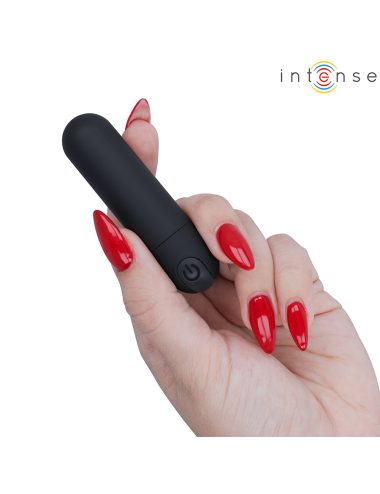 INTENSE - KAREN MINI RECHARGEABLE VIBRATING BULLET BLACK