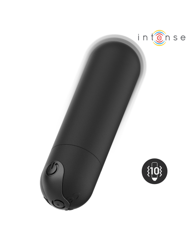 INTENSE - KAREN MINI RECHARGEABLE VIBRATING BULLET BLACK
