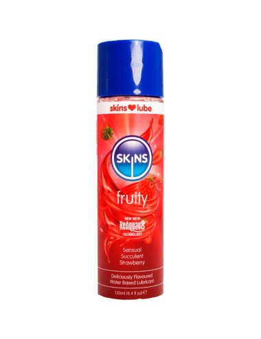 SKINS - FRUITY WATER-BASED LUBRICANT STRAWBERRY 130 ML